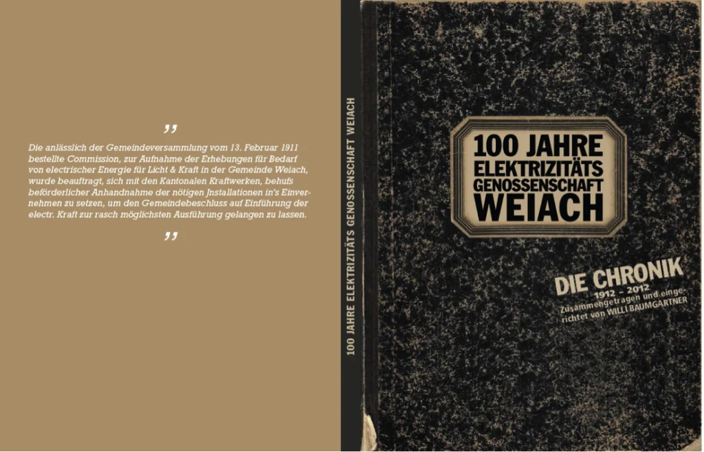 Buchumschlag der Chronik zum 100-jährigen Bestehen der EGW